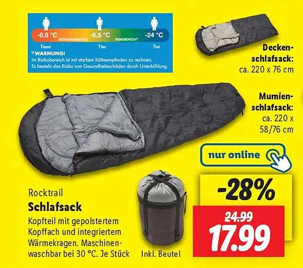 Rocktrail Schlafsack