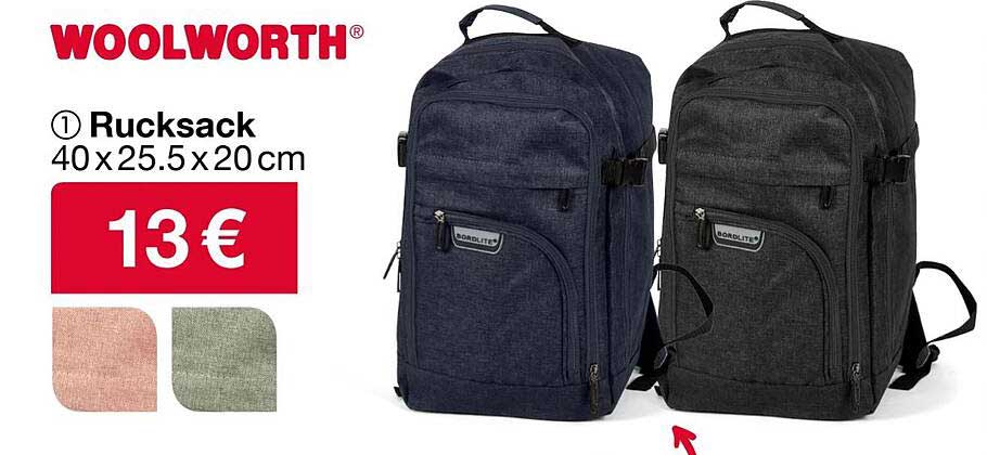 Rucksack 40 x 25.5 x 20 cm