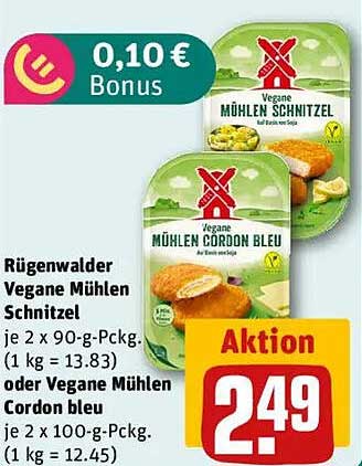 Rügenwalder Vegane Mühlen Schnitzel