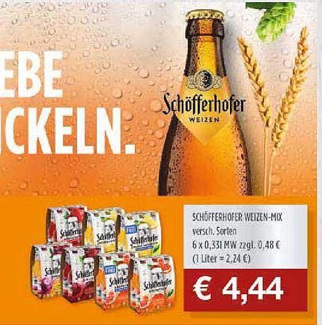SCHÖFFERHOFER WEIZEN-MIX versch. Sorten