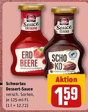 Schwartau Dessert-Sauce - Erdbeere und Schoko