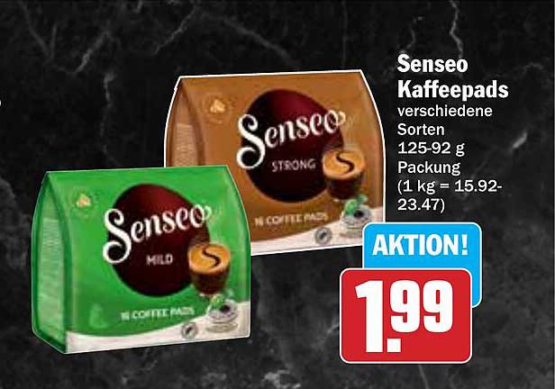 Senseo Kaffeepads - verschiedene Sorten