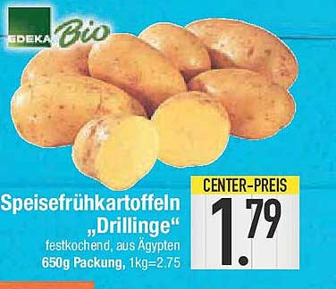 Speisefrühkartoffeln 'Drillinge' 650g - EDEKA Bio