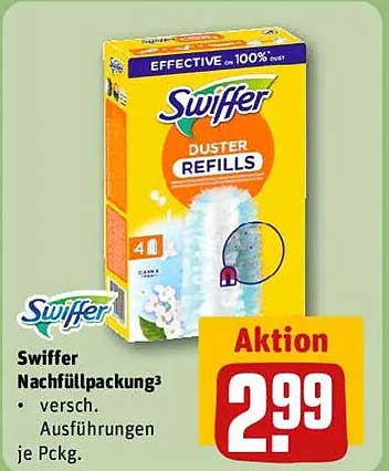 Swiffer Nachfüllpackung – verschiedene Ausführungen je Pckg.