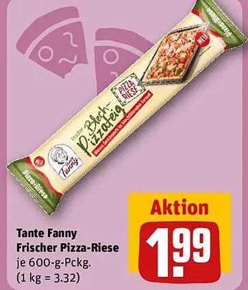Tante Fanny Frischer Pizza-Riese je 600-g-Pckg.