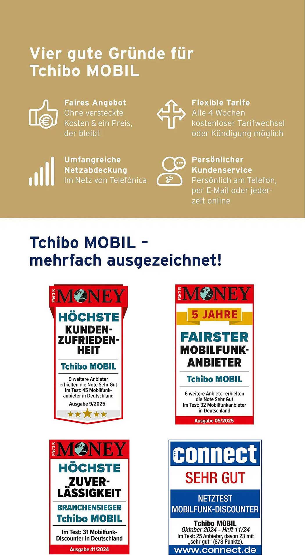 Tchibo MOBIL – flexible und faire Mobilfunktarife