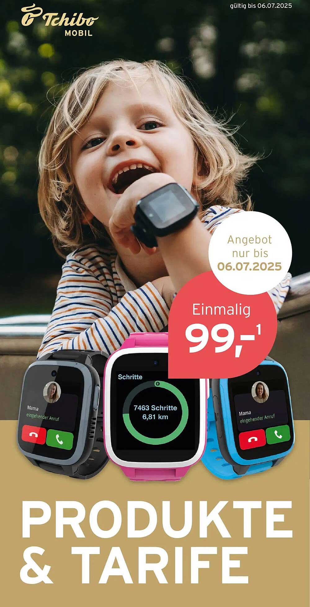 Tchibo Mobil Produkte & Tarife – Einmalig 99,-
