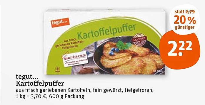 tegut... Kartoffelpuffer