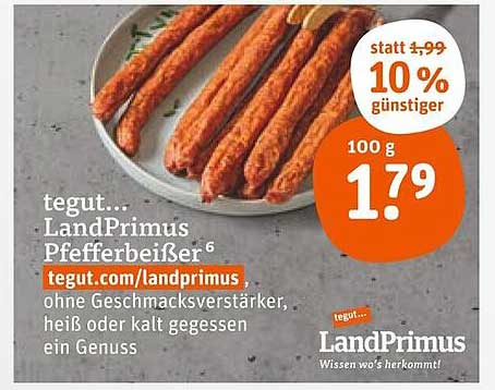 tegut... LandPrimus Pfefferbeißer