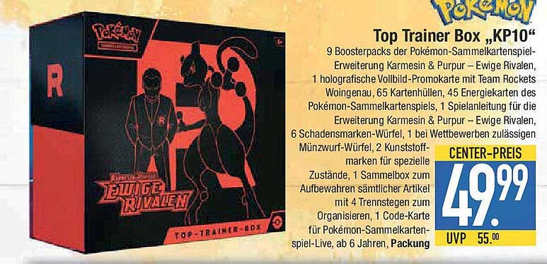 Top Trainer Box „KP10“ – Pokémon Sammelkarten Spiel