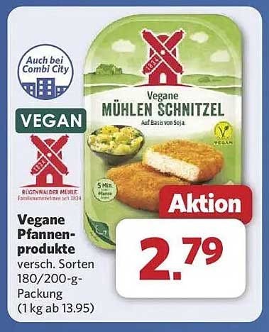 Vegane Mülen Schnitzel von Rügenwalder Mühle
