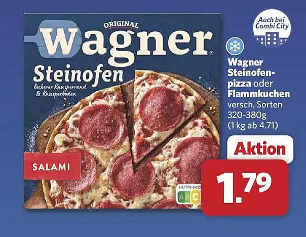Wagner Steinofenpizza oder Flammkuchen verschiedene Sorten 320-380g