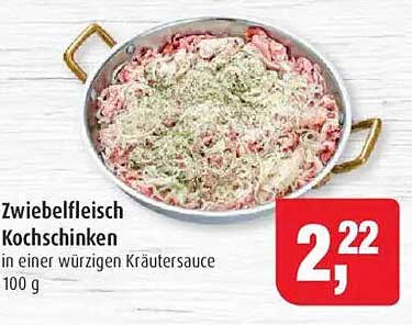 Zwiebelgeschäft Kochschinken in einer würzigen Kräutersauce 100 g