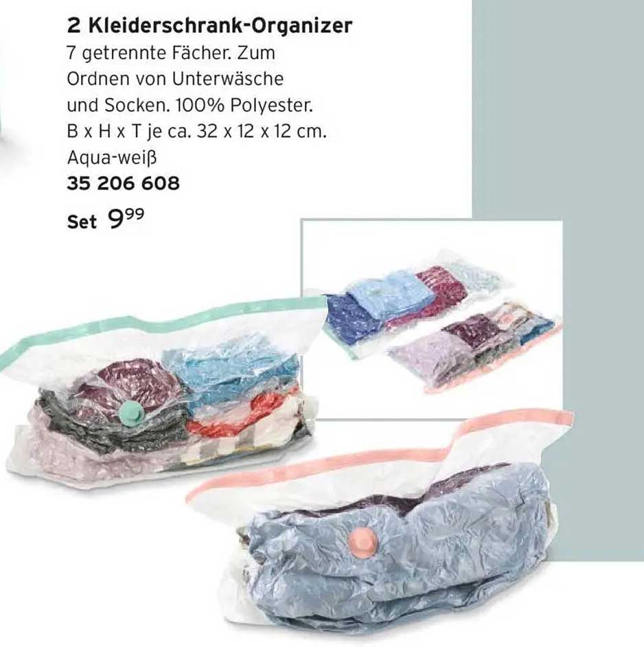 2 Kleiderschrank-Organizer