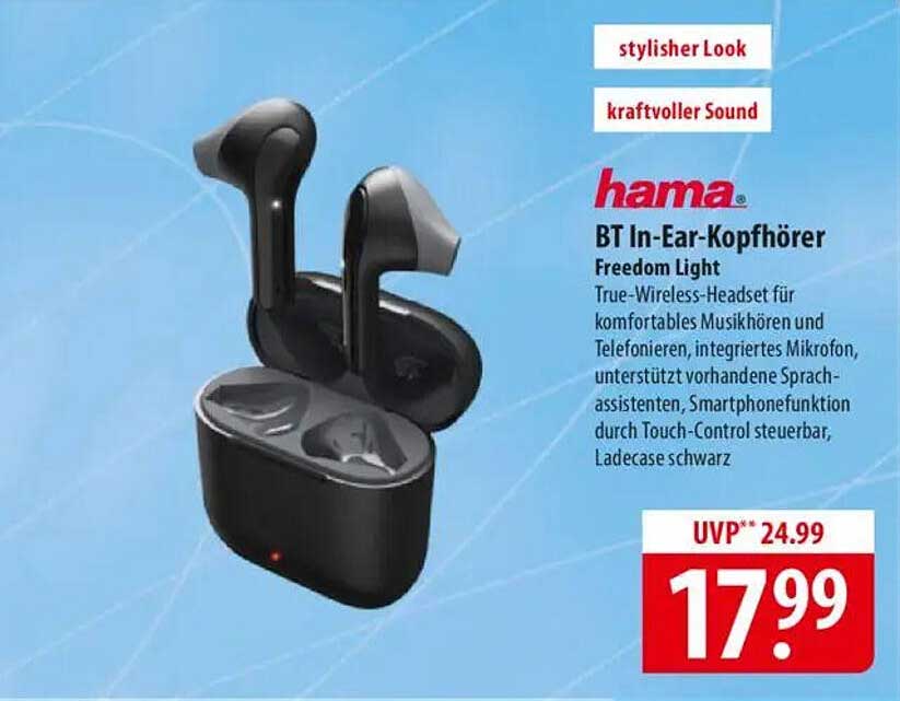 BT In-Ear-Kopfhörer Freedom Light