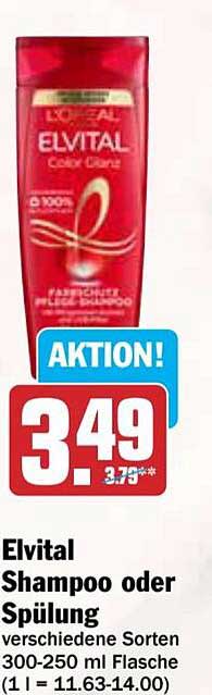 Elvital Shampoo oder Spülung - verschiedene Sorten