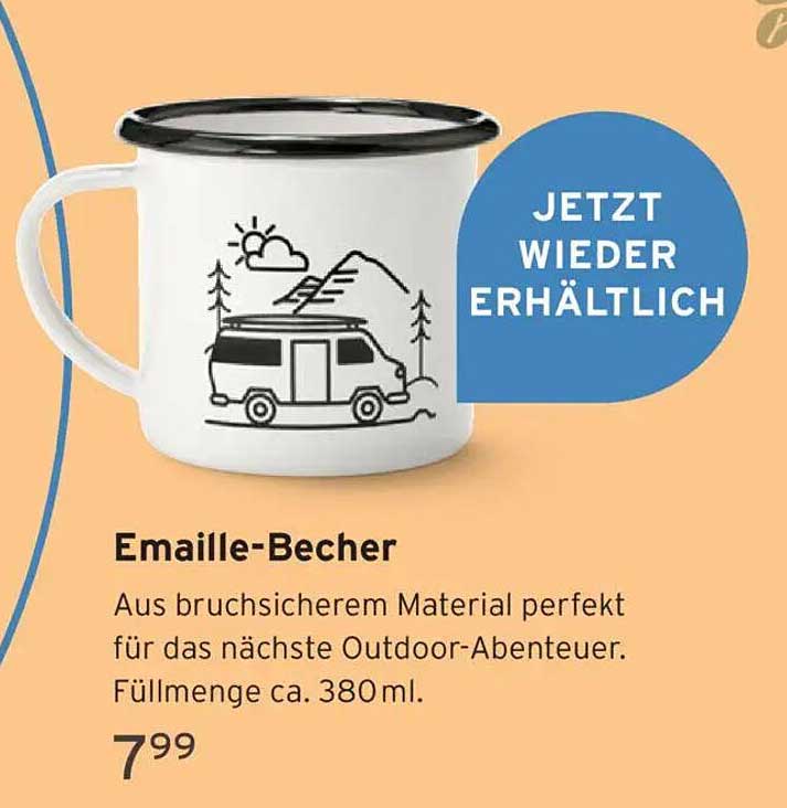 Emaille-Becher