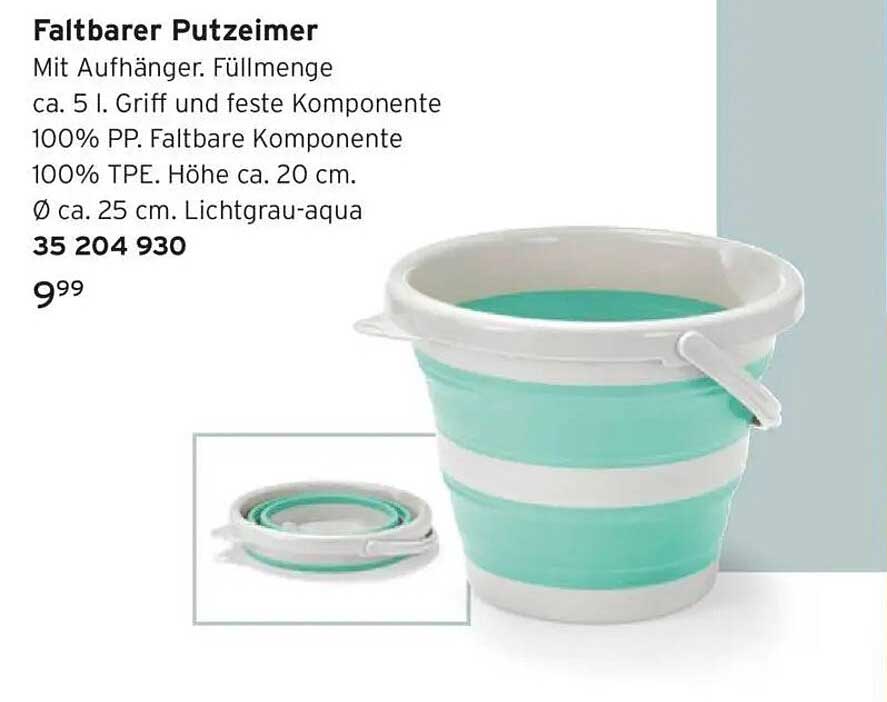 Faltbarer Putzeimer
