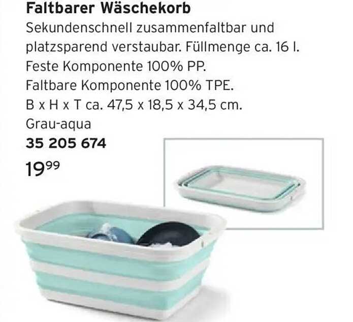 Faltbarer Wäschekorb