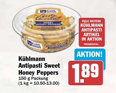 Kühlmann Antipasti Sweet Honey Peppers