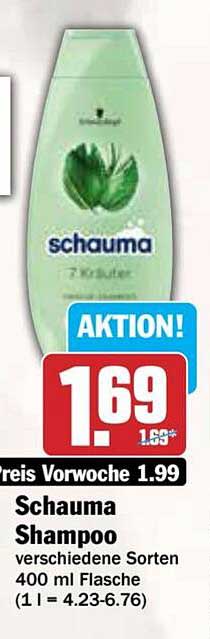 Schauma Shampoo verschiedene Sorten 400 ml Flasche