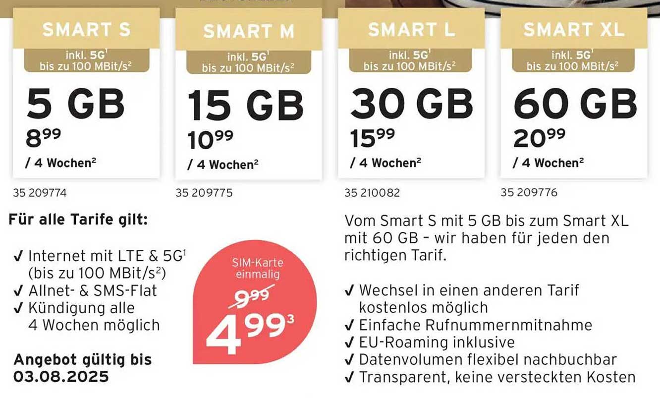SMART Tarifangebot von Tchibo – Internet, Allnet-Flatrate und mehr!