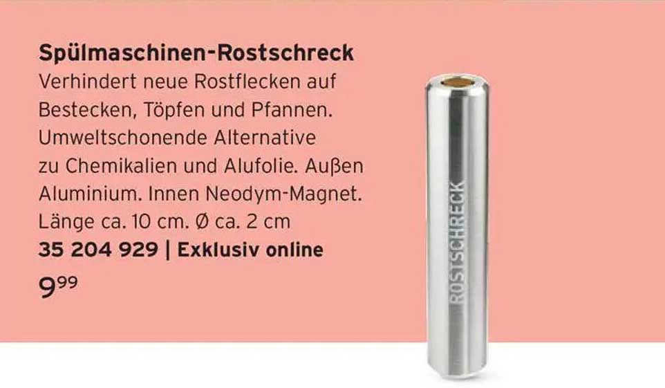 Spülmaschinen-Rostschreck