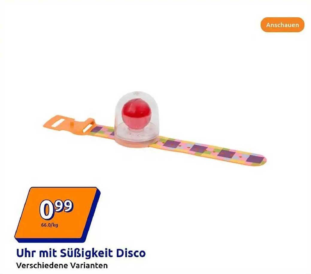 Uhr mit Süßigkeit Disco - Verschiedene Varianten