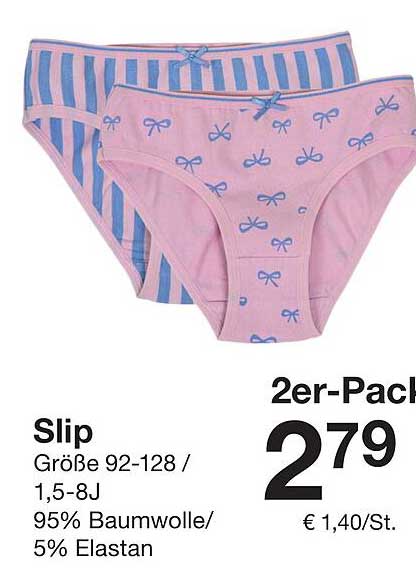 2er-Pack Slips für Kinder