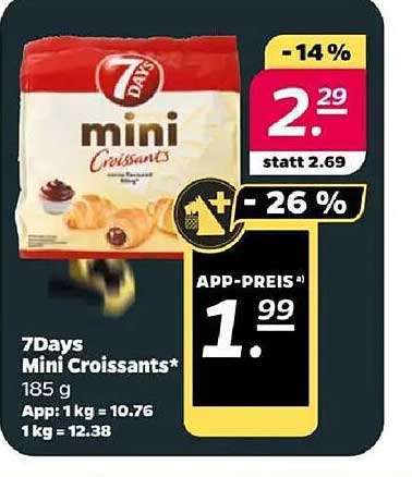 7Days Mini Croissants 185 g