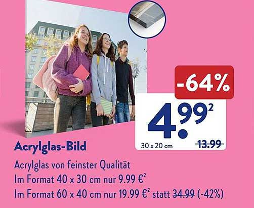 Acrylglas-Bild - Jetzt im Aldi Süd-Prospekt!