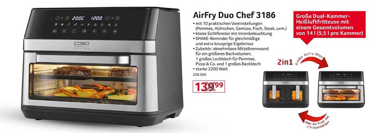 AirFry Duo Chef 3186