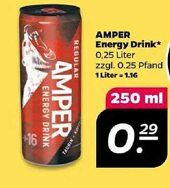 AMPER Energy Drink 0,25 Liter