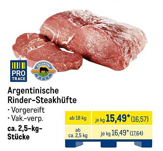 Argentinische Rinder-Steakhüfte
