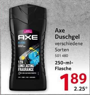 Axe Duschgel verschiedene Sorten 250-ml-Flasche