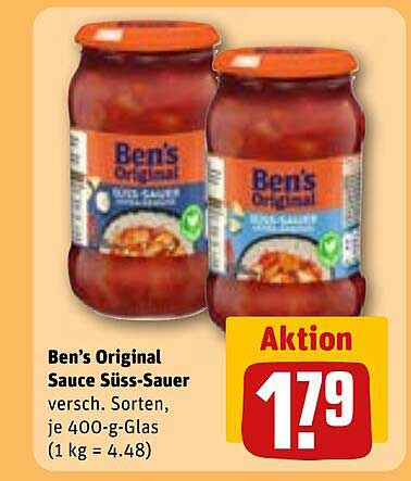Ben’s Original Sauce Süß-Sauer, 400-g-Glas