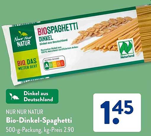 Bio-Dinkel-Spaghetti 500 g
