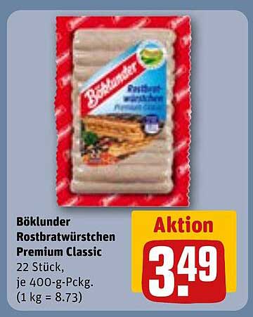Böklunder Rostbratwürstchen Premium Classic