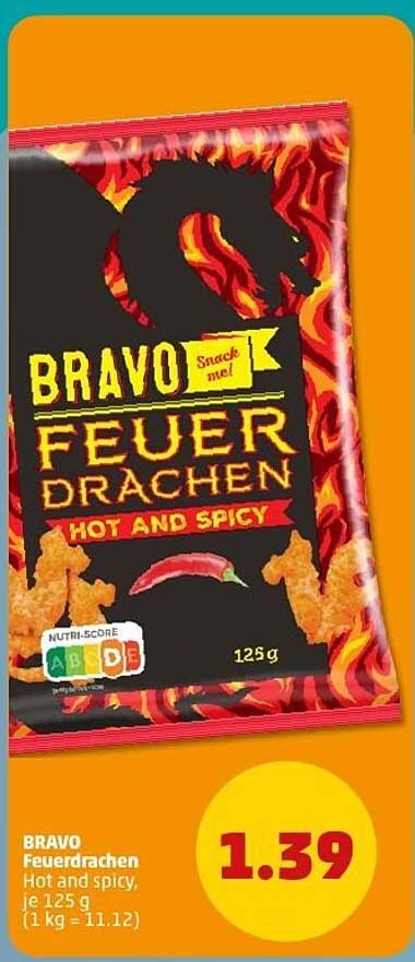 BRAVO Feuerdrachen - Hot and Spicy 125 g