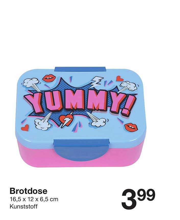 Brotdose YUMMY! aus Kunststoff