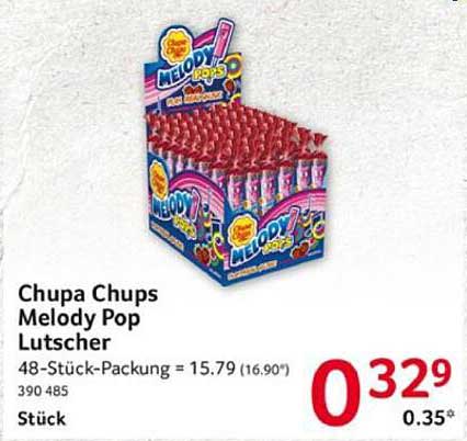 Chupa Chups Melody Pop Lutscher