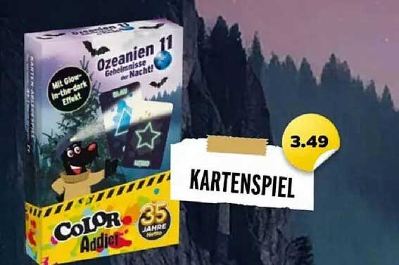 Color Addict Kartenspiel - Ozeanien 11 Geheimnisse der Nacht
