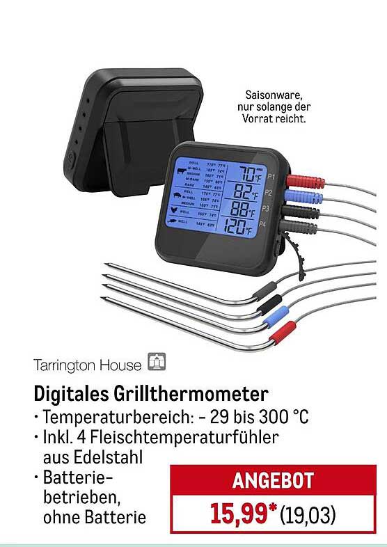 Digitales Grillthermometer