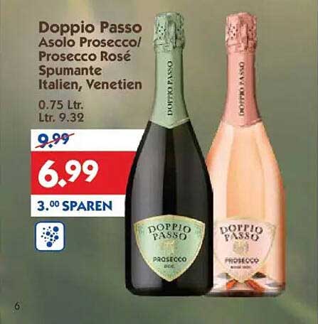 Doppio Passo Asolo Prosecco / Prosecco Rosé Spumante