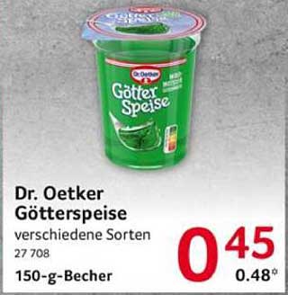 Dr. Oetker Götterspeise verschiedene Sorten