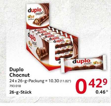 Duplo Chocnut 24 x 26 g - Ein Genuss für jeden Tag!