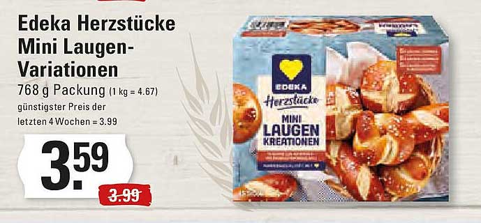 Edeka Herzstücke Mini Laugen-Variationen