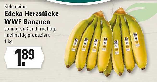 Edeka Herzstücke WWF Bananen 1 kg