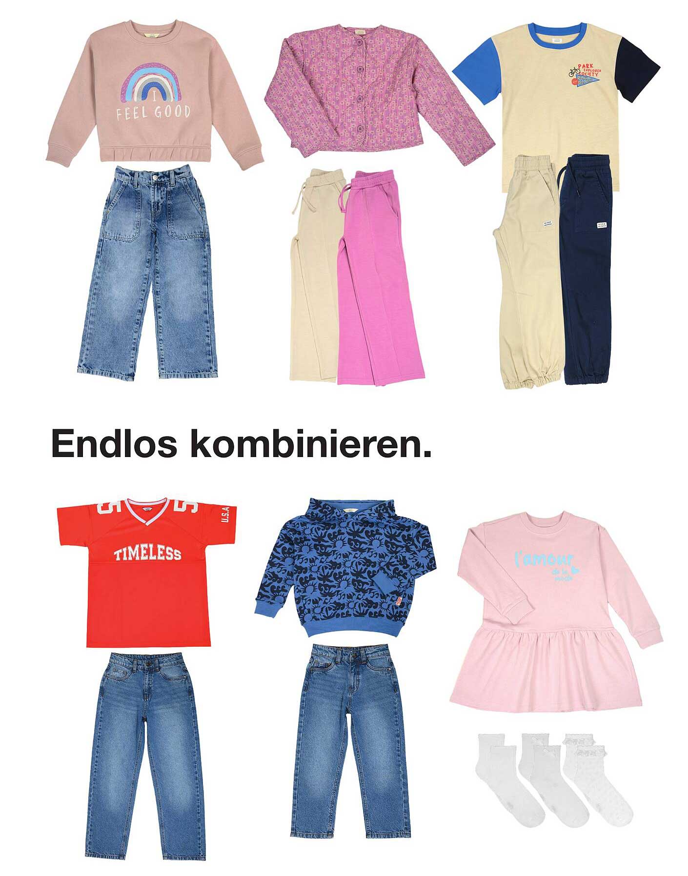 Endlos kombinieren - Kleidungsstücke von Zeeman