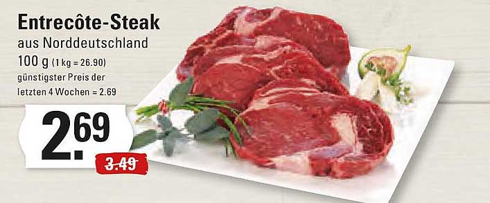 Entrecôte-Steak aus Norddeutschland